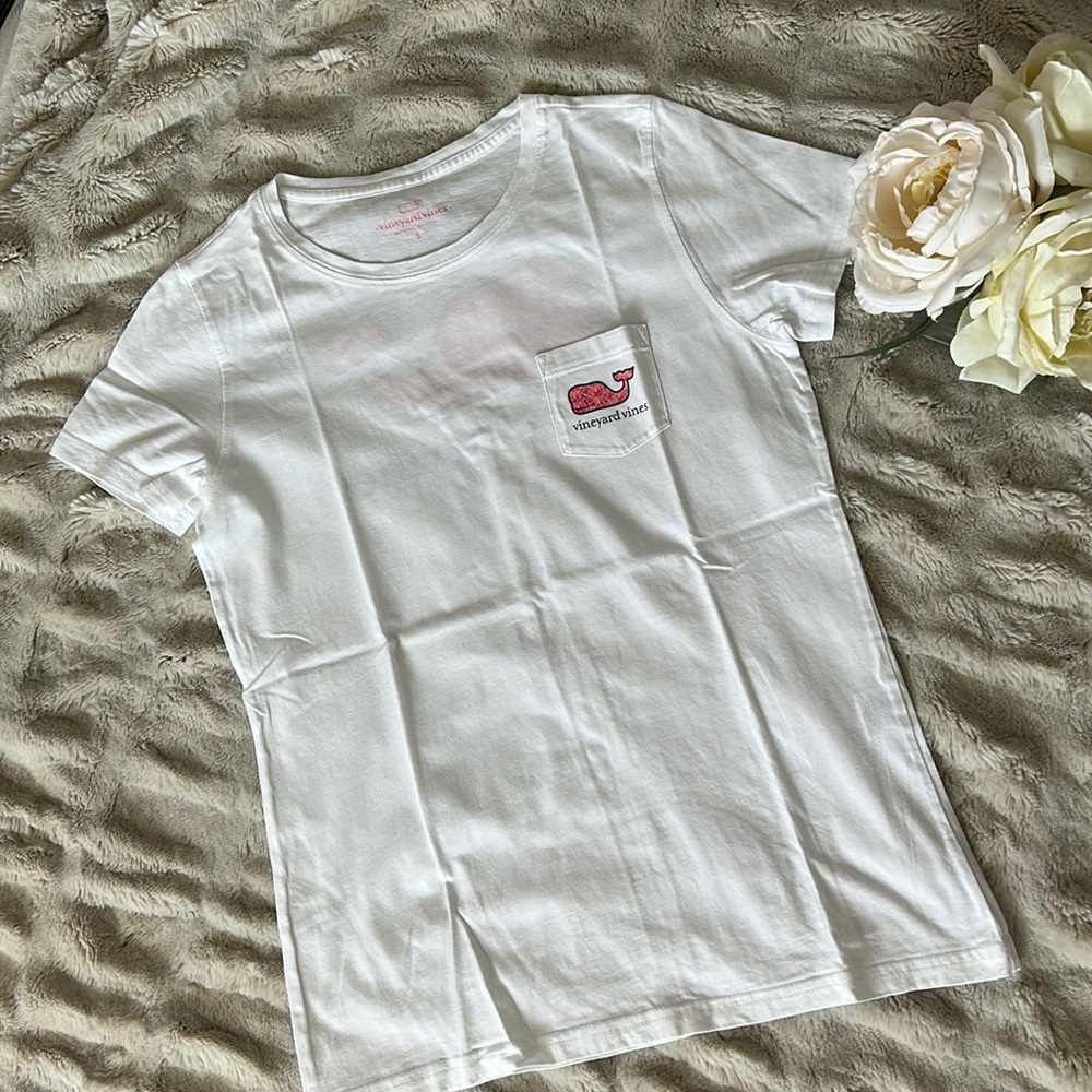 Vineyard Vines White Whale 🐳 T-Shirt Short Sleeves Top Small S